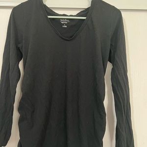 Black maternity shirt